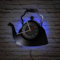 Smotly Vinyl wall clock, teapot pattern-shaped analog clock with LED night light function, is a wall clock gift for tea lovers.
