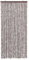 emmevi Rideau chenille pour porte protège-soleil anti-mouches lavable, réglable, modèle rideau_chenille (2) 120 x 230 cm