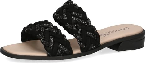 Caprice Damen Pantoletten Glitzer Elegant