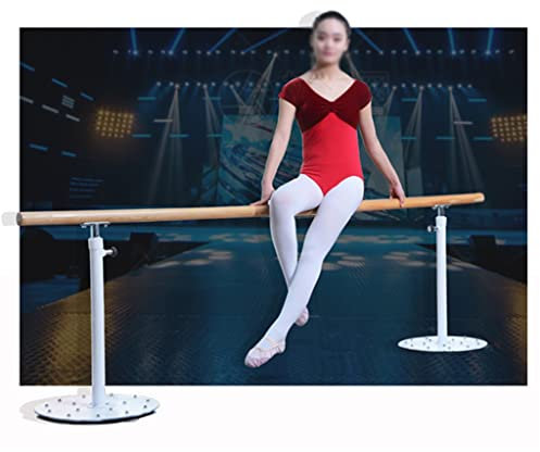 Ballettstange Tragbare und verstellbare Ballettstange, Verlängerungsstange mit Saugnapf-Holzgriff, höhenverstellbar von 85–125 cm (Size : 2M/6.6FT)