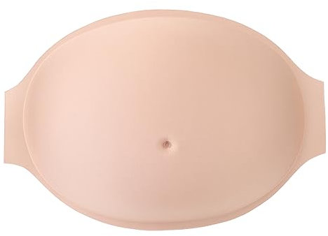 Faux Ventre de Grossesse, Faux Ventre de Grossesse réaliste en Silicone Artificiel, Bosse de Grossesse légère et Respirante, pour Les Performances scéniques, la Photographie