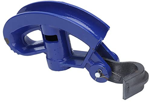 Piegatubi Manuale Utensile Piegatubi da 3/4 Piegatubi Zincato, Piegatubi in Metallo per Condutture in Acciaio C45 per Condutture da 1/2-3/4 Rame Metallo Blu