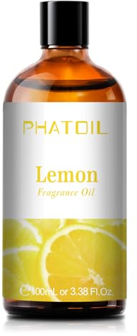 PHATOIL Limón Aceite Esencial, Aromaterapia Aceites Esenciales para Humidificador, Aceite Perfumado de Limón para Difusor - Lemon 100 ml