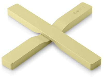 EVA SOLO | 2 magnetische Untersetzer | Silikonbeschichtetes Nylon mit integrierten Magneten | Spülmaschinenfest | Entweder quer platziert oder in Zwei Teile geteilt | Dänisches Design | Sekt