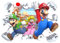 Wandaufkleber Kinder, Wand Stickers 3D Effekt, Aufkleber Kinderzimmer & Wohnzimmer, Deko Wand 40cm x 60cm