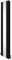 Radiatore a pannello ovale con specchio, 1800 mm x 380 mm e valvole cromate TRV, doppia colonna, verticale, in acciaio al carbonio, montaggio a parete, per cucina e soggiorno, kit di fissaggio e