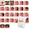 Bundle mit UEFA EURO 2024 Germany - Sammelsticker - Mannschaftspaket - England + Exklusive collect-it Hüllen