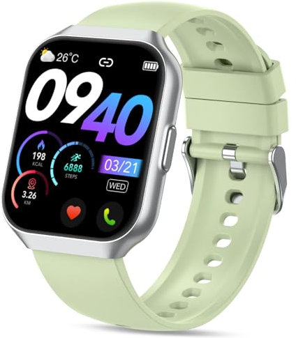QCOQ 1.96 Orologio Smartwatch Uomo Donna per iOS/Android
