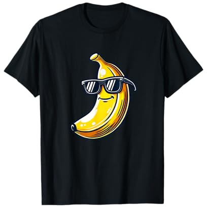 Banana fresca con occhiali da sole Summer Fruit Maglietta