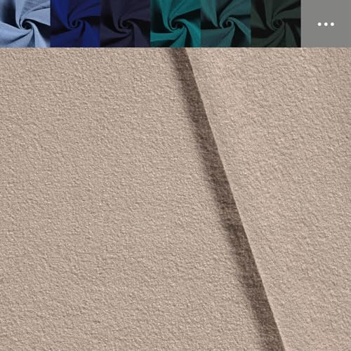 Walkloden Meterware - Walkstoff uni - Mantelstoff, Trachtenstoff - Wollwalk - Loden - 100% Schurwolle, mulesingfreie Wolle *Ab 50cm, Farbe: 052 beige