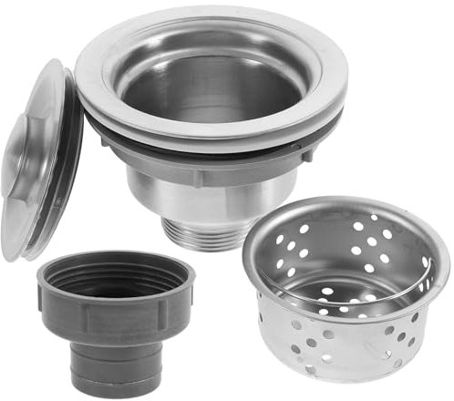 OSALADI 2sätze Edelstahl Küchenablauf Sieb Abflussfilter Für Spülbecken Hochwertiger Abflussstopfen Verhindert Verstopfungen Gerüche Für Zuhause Restaurant Mehr