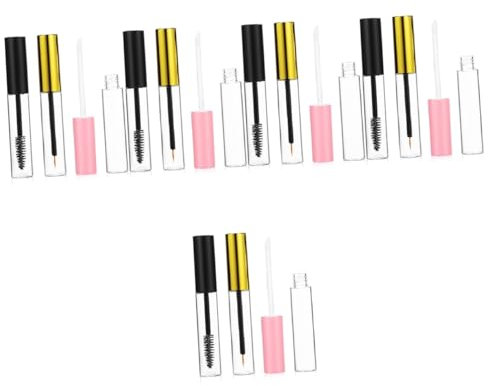 VALICLUD 5sätze Leeres Mascara-tuben Eyeliner-Flasche Mascara-behälter Klare Kosmetikbehälter Für Sicheres Aufbewahren Und Einfaches Nachfüllen