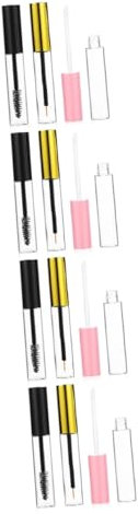 GALPADA 4sätze Leeres Mascara-röhrchen Teiliges Mit Eyeliner Wimperntusche Und Lip Gloss Klare Nachfüllbare Behälter Mit Für -Kosmetik Wasserfest Und Sicher Verschlossen