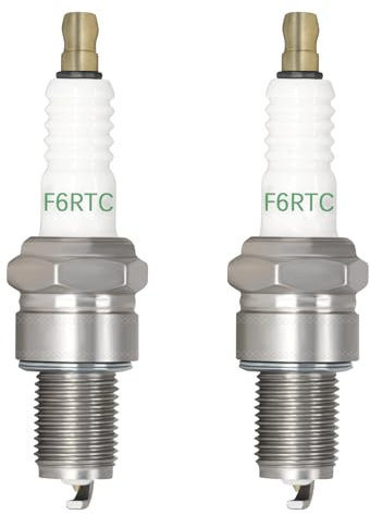 2 Stück F6RTC Zündkerze Ersetzen für Rasenmäher und kleine Motoren Traktor, für NGK 7822/6634/BPR6ES/995/WR6DC 7900/WR7DC/RN9YC RN10YC RN11YC/3047/W20EPR-U/VW20/ MTD 951-10292 751-10292 131-039, OEM