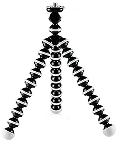 SCRUBY Schwarz Mini Octopus Stativ Ständer Kamera Handy Stative Desktop Ständer für Hero 7 6 5 Action Cam Halter
