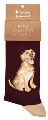 Wrendale Designs - Good as Gold' Labrador Men's Socks