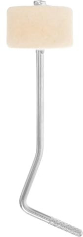 JOINPAYA Bassdrum Pedalhammer Mit Gebogenem Metallstab Und Filzbeater Schlagzeugzubehör Für Übung Zu Hause Und Unterwegs Kompatibel Mit Schlagzeugfußmaschinen