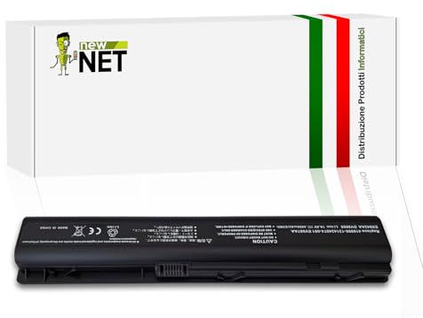 new net - Batteria 432974-001 Compatibile con HP Pavilion DV9000, DV9000EA, DV9000T, DV9000Z, DV9001EA, DV9001TX, DV9001XX, DV9002EA, DV9002TX, DV9002US, DV9002XX [14.4-14.8V - 63Wh - 4400mAh]