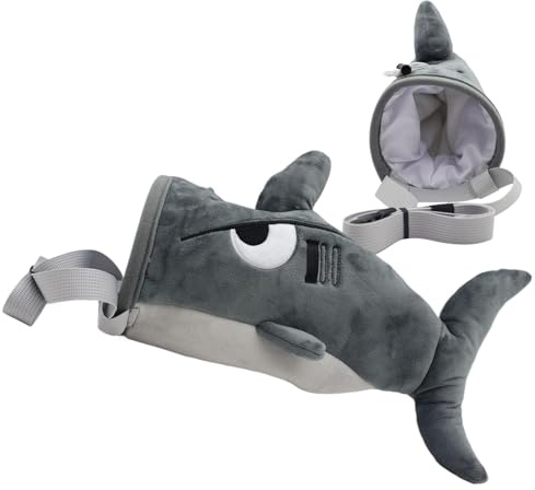 Shark Chalk Bag for Rock Climbing, Chalk Bag Bouldering Shark - Animal Bouldering Chalk Bag, Rock Climber Gym Sport Chalk Pouch for Weightlifting, Gym, Disc Golf