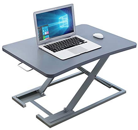 Höhenverstellbarer Stehpult, ergonomischer Arbeitsplatz, Stehpult für X Grau