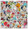 100pcs Cool Brand Stickers Pack - Waterproof Vinyl Graffiti Stickers for Adults Teens Boys, Skateboard, Bicycle, Guitar, Laptop, Luggage, Helmet.