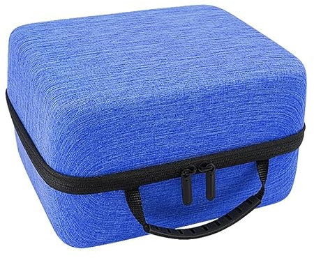 Storage Box | Organizer Case for Fisher-Price Rockin' Record Player for Fisher Price Musical Toy with Handle, Compact Kid's Toy Accessories (Fits Records & Accessories) (Blue)