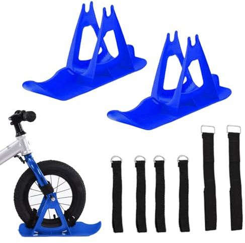 Zubehör für Schlitten für den Winter – Schlitten für Schnee, Fahrrad, Snowboard, tragbar, für Kinder, lustiges Outdoor-Spielzeug, Spaziergänger, solide Ausrüstung, leicht, kompakt, Schneegleiten