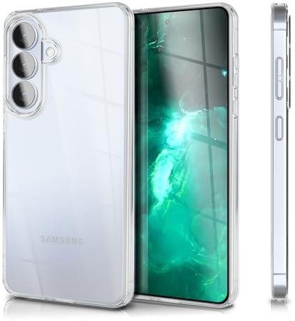 NALIA Transparente Silikonhülle für Samsung Galaxy S26 Plus - Hülle | Micro-Dot Rückseite ohne Wasserflecken, Stoßabsorbierende Ecken, Griffiges TPU-Material, Präzise Tasten, GLAZE
