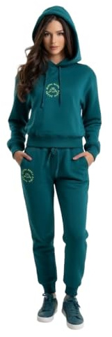 Kappa TUTA DONNA COTONE ESTIVA - Tuta Donna Completa In Felpa Di Cotone Estiva - Sportiva - Leggera