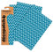 Clairefontaine C703O Decopatch Papier, 3er Pack Blau mit Weihnachtsbäumen