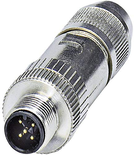 Phoenix Contact 1424658 Sensor/Actuator Connector, Unassembled M12 Plug, Straight Number of Poles
