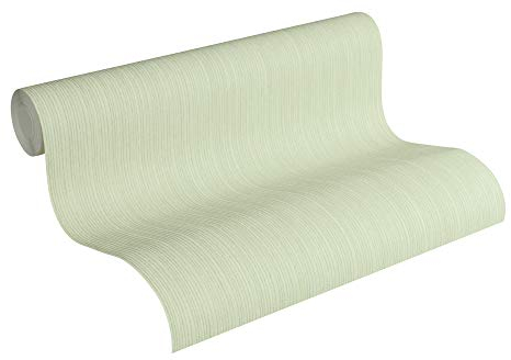 Michalsky Living Vliestapete Dream Again Tapete Unitapete 10,05 m x 0,53 m grün Made in Germany 364997 36499-7