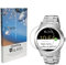 Qrettie 3 Stück für Fossil Q Founder Displayschutzfolie 9H Härte Gehärtetes Glas Displayschutzfolie für Fossil Q Founder Gen 1 Uhr Displayschutzfolie Anti-Scratch No-Bubble