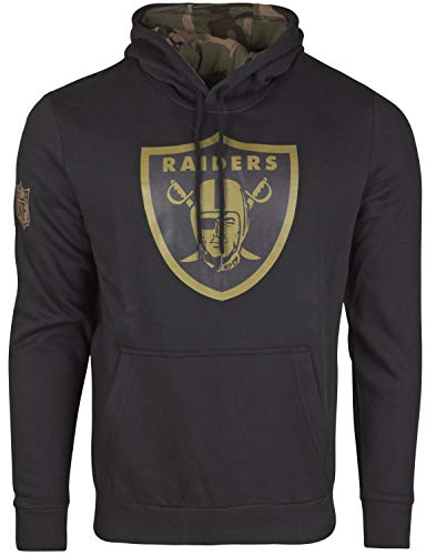 New Era Fleece Hoody - NFL Oakland Raiders schwarz - XXL