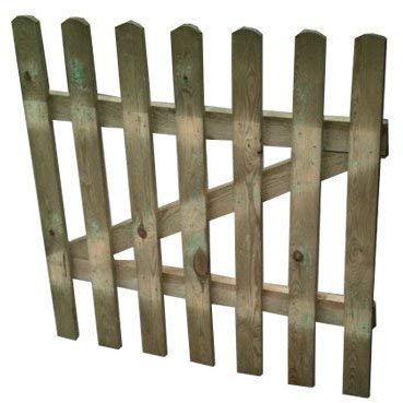 diyclick2buy Timber Picket Gate 1200mm Fully Treated In Various Pack Sizes (2)