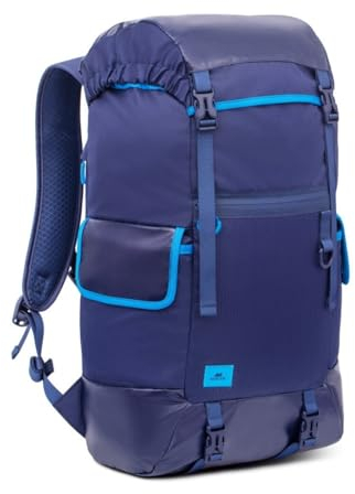 Rivacase ultraleichter Reiserucksack 30L für Laptop bis 17.3 Zoll - Rucksack für Damen und Herren - wasserdichter Sporttasche für Reisen und Arbeit