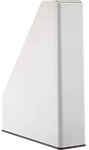 Leitz Stehsammler A4, 4er Pack, Zweifarbiges Design, Weiß/Schwarz, Duo Colour, WOW, 53621095