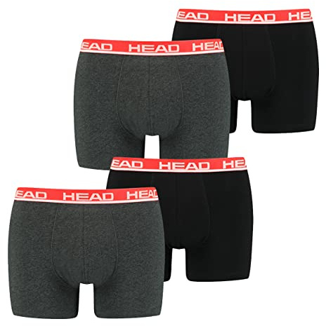 HEAD Herren Basic Boxer Pant Shorts Unterwäsche Unterhose 2 er Pack