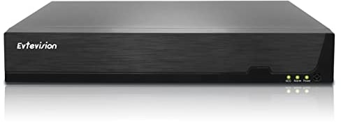 Evtevision 5MP Lite 16 Canali Video Sorveglianza H.265+ CCTV DVR Videoregistratore,Rilevamento di Persone/Veicoli,Visualizzazione Remota,Compatibile con Telecamera CVBS/AHD/TVI/CVI/IP,Senza HDD