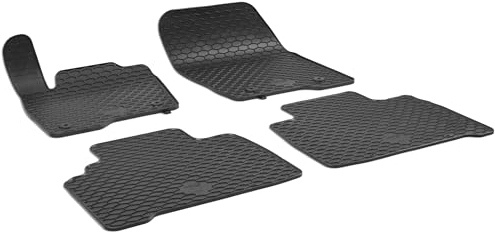 Walser DirtGuard Gummi Fussmatten Auto für Ford S-Max (CJ, WA6) 2015-Heute, Ford Galaxy (CK) 2015-Heute, 100% passgenaue Auto Fußmatten, robuste Universal Fußmatte Auto, Gummimatten Auto