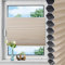 TFSKY Wabenplissee Plissee ohne Bohren Verdunkelung Klemmfix Zweifarbigz Weiß-Beige B55 x H130 cm Plissees Thermo Doppelplissee Verdunkelnd Verdunklungsplissee Sonnen- & Schallschutz für Fenster