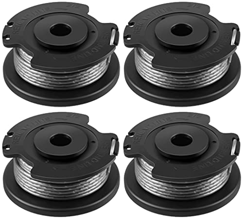 Odashen 4Pcs Spool & Line Replacement for Bosch EasyGrassCut 18 23 26 18-230 18-260 18-26 Strimmer Parts