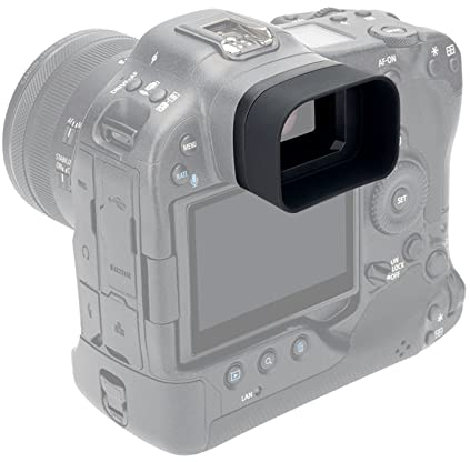 Große Augenmuschel Silikon für Canon EOS R3 RF-Spiegellose Kamera Ersetzt Canon Okular ER-h & ER-hE