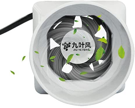 Inline Exhaust Fan 2 Inch Duct Fan with Speed Controller Mini Bathroom Ventilation Air Fan 12V 6W Hydroponics In Line Fan for Booster Grow Tents (Color : Speed Control, Size : 2 inch)