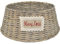 Magie di Natale Cesta copri base per Albero di Natale sottoalbero in vimini Ø 54 cm (Beige)