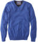 Charles Wilson Jersey de Punto Fino de Algodón Cuello Pico para Hombre (L, Blue (0422))