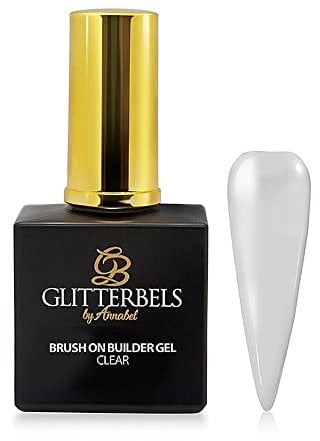 Glitterbels Brush On Builder Gel Polish - Clear 17ml