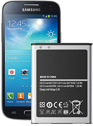 Batteria di ricambio per Samsung Galaxy S4 mini, 1900 mAh, compatibile con Samsung S4 Mini LTE GT-i9190 GT-i9195, non per S4
