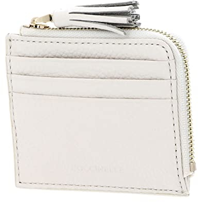 Coccinelle Tassel Credit Card Holder Coconut Milk