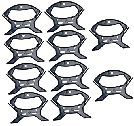 Supvox 10 Stück Winder Kite String Spool Kabelwickler Kite Winder Seilspooler Elektrokabelrollen Schnurwickler Spule Kabel-Organizer Kabel-Aufbewahrungsrolle Seil-Organizer Eimer Schwarz